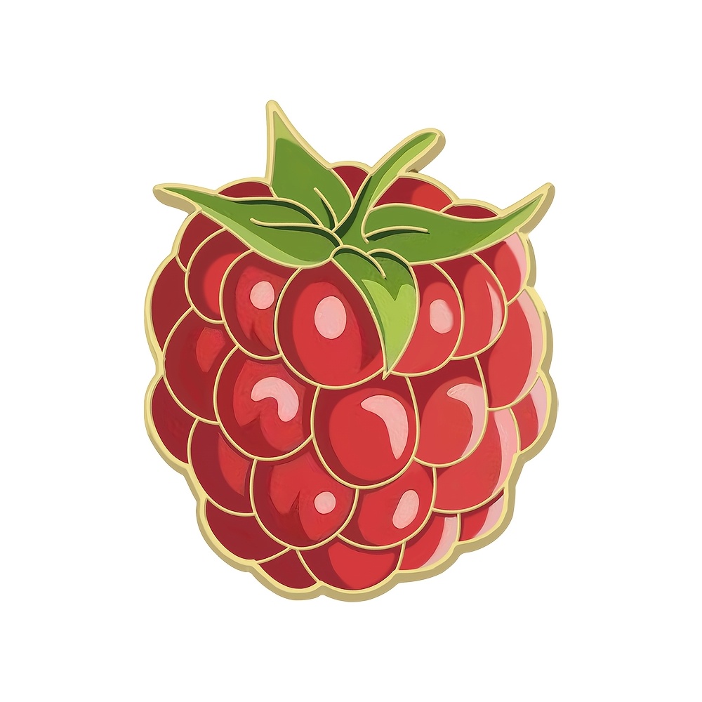 Fashionable Raspberry Decorative Brooch, Gift Idea
